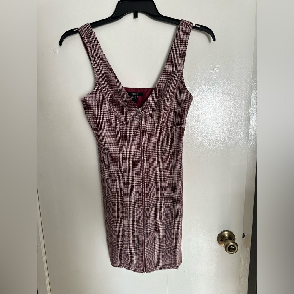 Tweed zip dress
